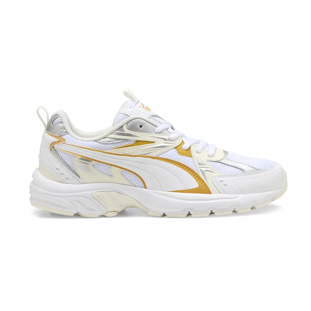 PUMA Mens Milenio Tech Lace Up Sneakers Shoes Casual - White