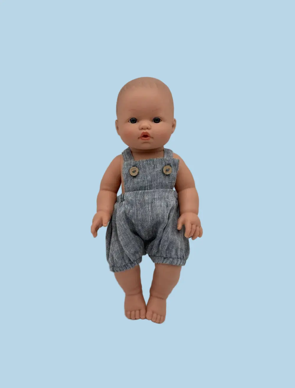 Doll Clothes | Handmade Doll Overalls (11" - 14" dolls)