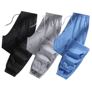 3-piece set of women’s summer lightweight jogger pants—versatile, slimming, height-enhancing casual athletic long pants suitable for yoga and beach outdoor activities