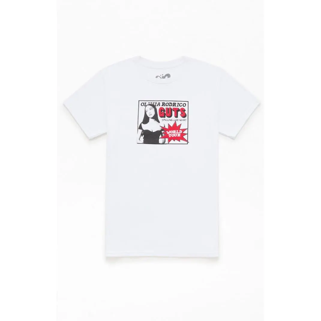 BRAVADO Kids Olivia Rodrigo Guts Tour T-Shirt - Multicolor