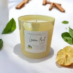 Chloe's Candle Co. - Lemon Mint Leaf 10 oz Candle