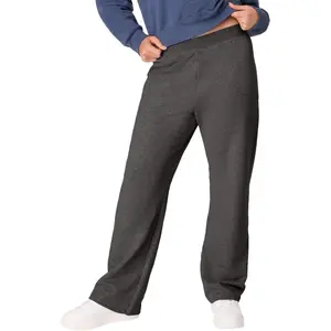 Women's Sweatpants, Fleece, Pocketless Open-Bottom Sweatpant, Regular & Petite