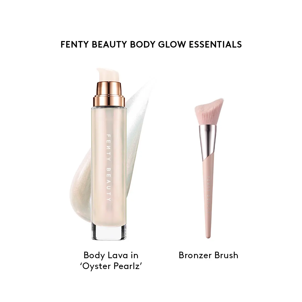 Body Lava Oyster Pearlz + Bronzer Brush
