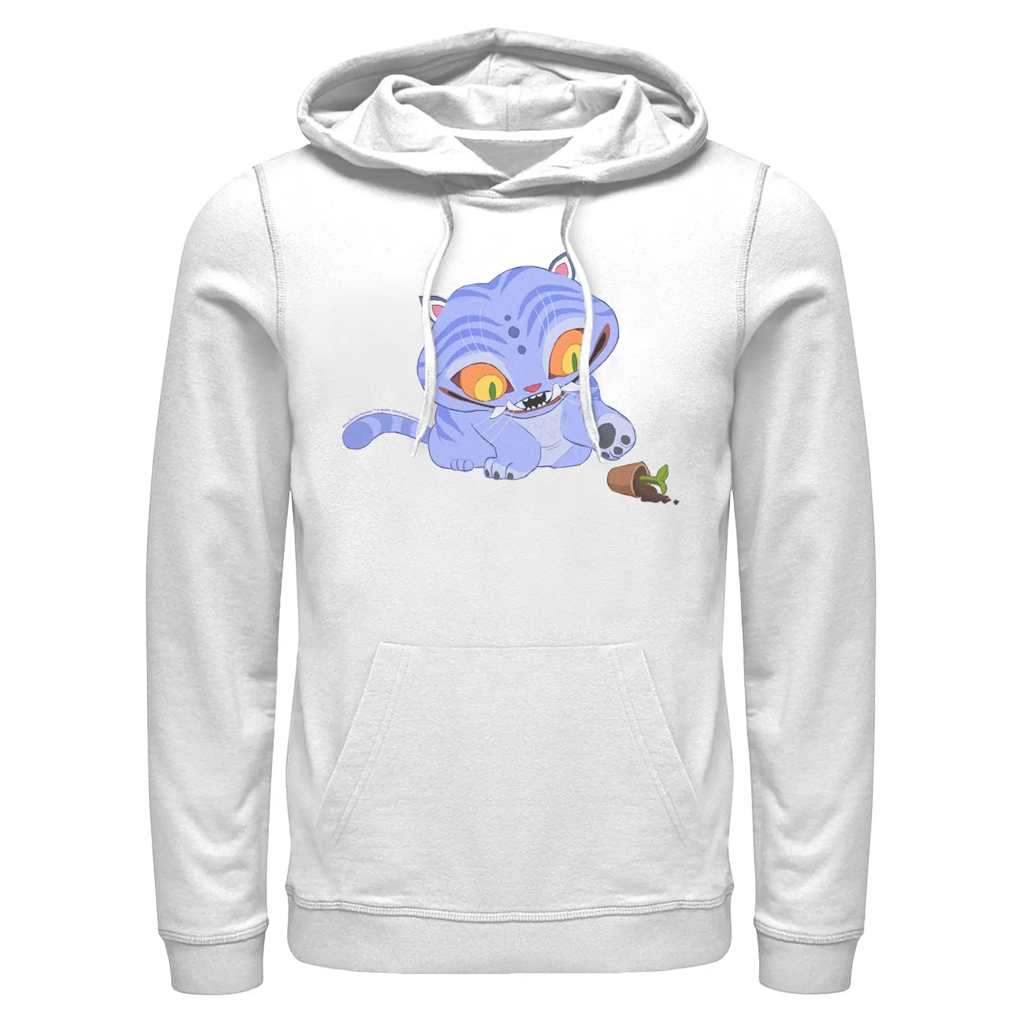 Mens KPop Demon Hunters Mischievous Derpy Lightweight Hoodie