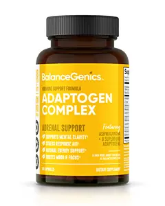 Adrenal Support  with Ashwagandha, Holy Basil, Rhodiola Rosea | Stress Relief, Reduce Fatigue | Liver, Thyroid Supplement| 60 Capsules aging supplements