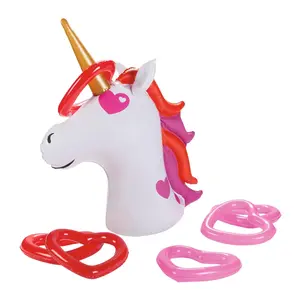 Inflatable Valentine Unicorn Ring Toss Game