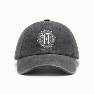 Unisex Architects Band Baseball Cap -Vintage Street Style, Adjustable Double-Fastening Hat, Signature Pattern, Gift for Men & Women