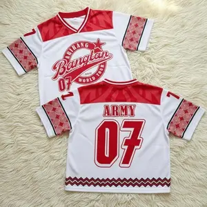 We Are Back 2026 Mesh Crop Jersey for Women – Kpop Crop Top Jersey, Custom Name and Number Crop Jersey Fan Gift Korean Streetwear Women Jersey, Concert Outfit Fan Gift, Vibes