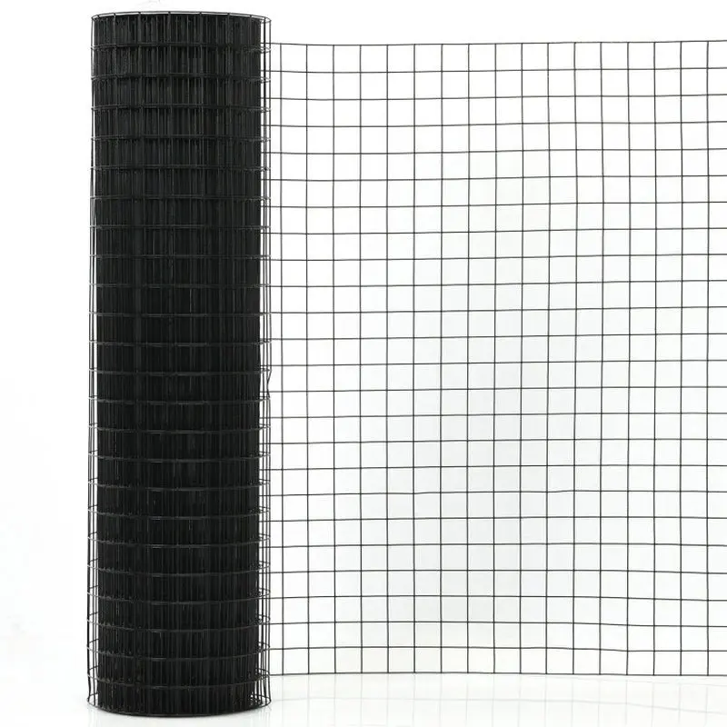 Vinyl Coated Wire Mesh – Heavy Duty Black, 36x50 Inch