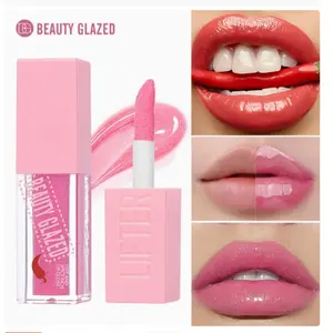 Beauty Glazed Chili Moisturizing Plumping Lip Oil Gloss Color Balm Long-Lasting Hydration, Enhance Your Lips Naturally & Luxe, Lipgloss