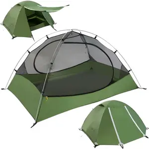 Clostnature Lightweight Backpacking Tent - 1/1.5/2/3/4/6 Person Ultralight Waterproof Camping Tent, 3 Season Large Size Easy Setup Tent for Family, Outdoor, Hiking and Mountaineering