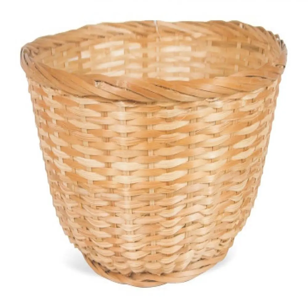 MDR Trading AI-5070-Q04 15 in. Round Bamboo Storage Basket, Brown - 4-Piece Set for Gift Holding, Natural Look, Circular Home Organizer