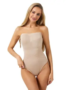 YYTK2025DEC001 Backless Design Tight-Fitting Underwear,Yoga one-piece sports bra women's seamless all-in-one tight-fitting garment, Strapless Shapewear Bodysuit for Women Thong Body Shaper Under Dress Tummy Control Bodysuit Tank Top Butt Lifter