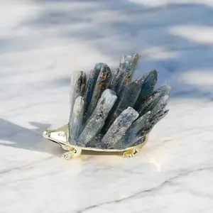 Kyanite Hedgehog,Kyanite Quartz,Energy Crystal,Home Decoration,