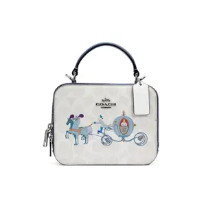 COACH and Disney Cinderella Carriage Chain Crossbody Bag in Coated Canvas for Women
