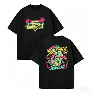 1320Video Official Turbo Tee | "Summer of Boost" Neon Graphic Shirt | JDM Muscle Car Racing Streetwear | Retro Y2K Vaporwave Racing Tee | Oversized Neon Turbo Graphic Shirt | Summer Vibe Streetwear Essential summerwins