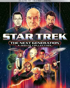 Star Trek: The Next Generation 4-Movie Collection  [4K ULTRA HD BLU-RAY MOVIE] With Blu-Ray, 4K Mastering, Boxed Set, , Dolby, Dubbed, Subtitled, Ac-3/Dolby Digital, Widescreen