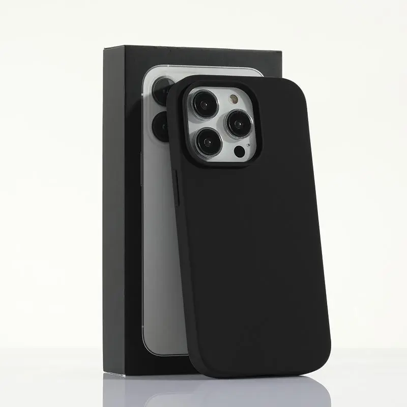 Large Hole Skin-Feel Liquid Silicone-like Phone Case, drop-proof protective case,Skin-friendly Premium Handfeel, TPU Soft Case, Shockproof Protective Cover, Colorful Candy Colors,Compatible with iPhone 17 Promax 16 Plus 15 14 13 12 11 Xs  Xsmax