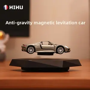 Magnetic levitation car model, high-tech trendy ornament, business gift with a full sense of sophistication