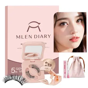 MLEN DIARY Magnetic Eyelash Set | No Glue, No Eyeliner Needed! | Waterproof & 3D-Effect Styles | Reusable | Beginner-Friendly | Beauty & Makeup — Perfect for Refined Daily Looks: Lightweight & Natural