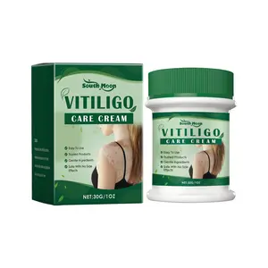 Natural Ingredients Vitiligo Treatment Cream, Easy to Use Skin Care Ointment for Body White Spots Help Restore Natural Skin Pigment
