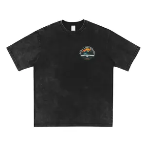 "Don't California My Utah" Retro Mountain Graphic Vintage Washed Black T-Shirt, Utah Pride Tee