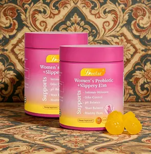 Women’s Probiotic Blend Gummies for Intimate Balance – All-in-One Formula with Slippery Elm & Prebiotics Plus Lactobacillus for pH Health & Dryness Comfort – Hawaiian Pineapple Flavor, Once Daily, 60 Count Monthly Supply