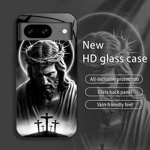 Suitable for [Google Pixel 8] Jesus New stylish high quality glass protective case affordable anti-drop anti-fingerprint 995