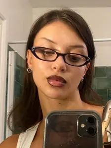 Small Frame Tr90 Oval Cat Eye Fashion Glasses, Stylish Trendy Eyewear, Metal Hinges Retro Personalized Versatile Anti-Blue Light Eyewear for Daily Wear