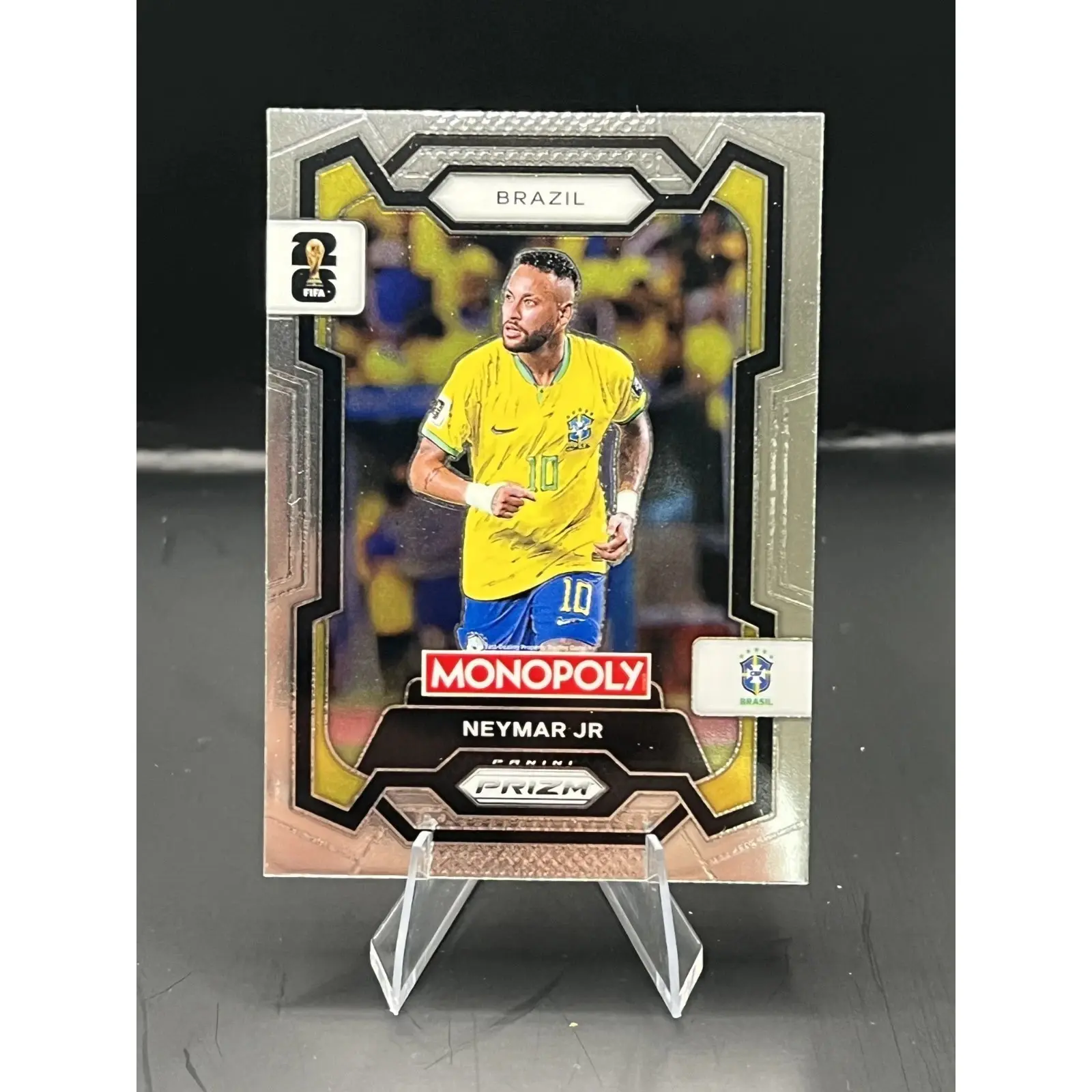 Neymar Jr. 2026 Panini Prizm Monopoly FIFA World Cup #15 Base Brazil