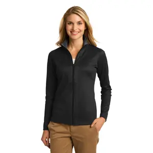 Port Authority® Ladies Vertical Texture Full-Zip Jacket. L805