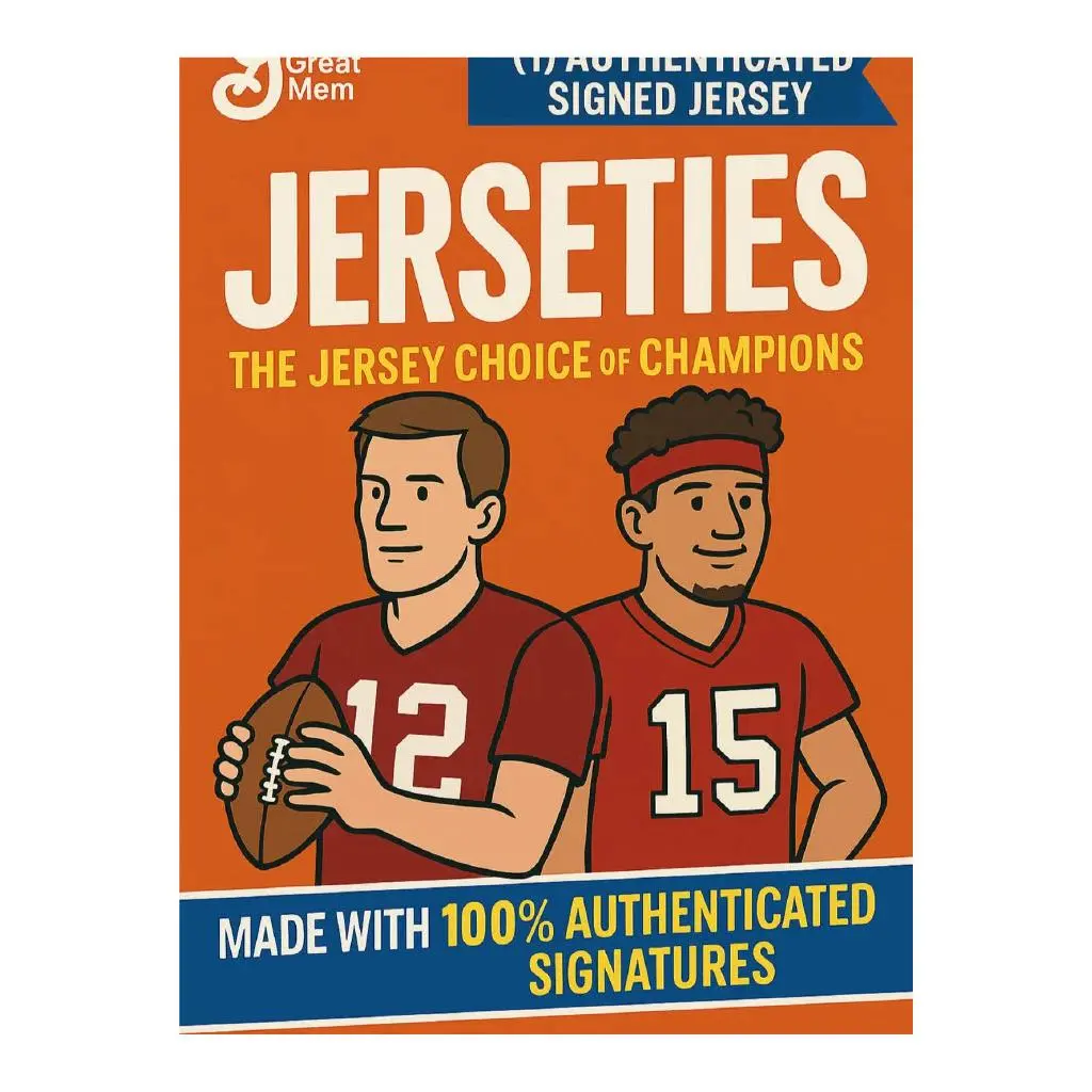 PYD: Signature Mafia Jerseties, Autographed NFL Custom Jersey, Mystery Box, Guaranteed Trading Cards