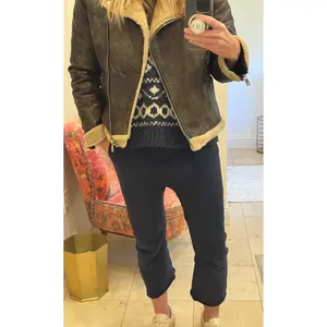 Women’s Tailored Sweatpants – French Terry Cotton – Navy Blue