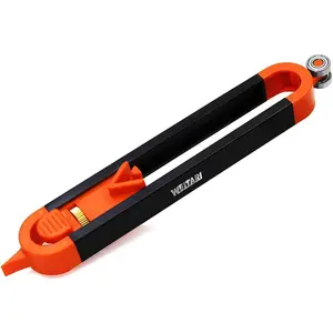 Precise Gauge Scribe-Tool Woodworking - With Lock For Pencil, Scribing Ruler,Measuring Scriber