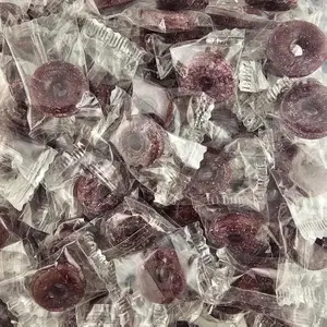 MiMa Llfe Saver Assorted Individually Wrapped Hard Candy-Bulk Halloween Candy, Individually Wrapped Old Fashioned Fruit Candies-1.5 lbs of Raspberry
