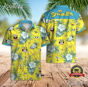 Spongebob Cartoon Gift For Summer Vibe Hawaiian Shirt