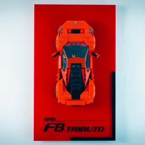 Display frame for Lego Ferrari F8 Tributo speed series