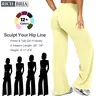 RICH BRIA Womens Wide Leg Yoga Pants, High Waisted Loose-Fitting Casual Pants, SoftMotion Comfortable Straight Leg Pants, High Stretchy Gym Fitness Flared Leggings Booty Enhance Workout Outfit Athletic Athletic
