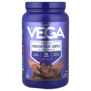 Vega Essential, Protein Made Simple, Plant-Based Protein, Chocolate, 2 lb 4.3 oz  (1.03 kg)