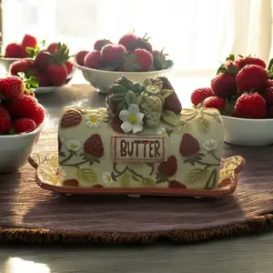 Strawberry Butter Dish
