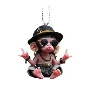 Fashion boutique car decoration keychain
