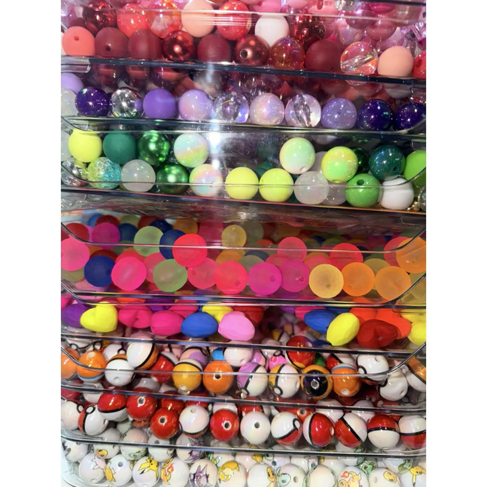 Beads Basket - Choose Items in Live - Colorful Beads for Crafting and Jewelry Making - Perfect for DIY Projects