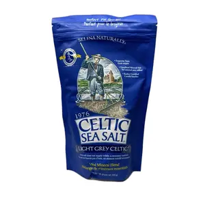 Selina Naturally Celtic Sea salt 1Lb Organic Sugar Free Low Sugar Low Fat Natural Natural Dairy Free Flavor