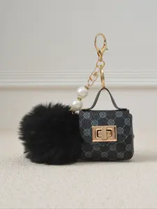Mini Cute Bag Keychain Bag Charm, Unisex Casual Versatile Key Ring, Birthday Gift Fashion Accessory, Perfect for Bags and Keys