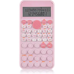 2-Line Standard Scientific Calculator, Cute Desk Accessory, Portable and Cute School Office Supply, Suitable for Primary School to College Student Use