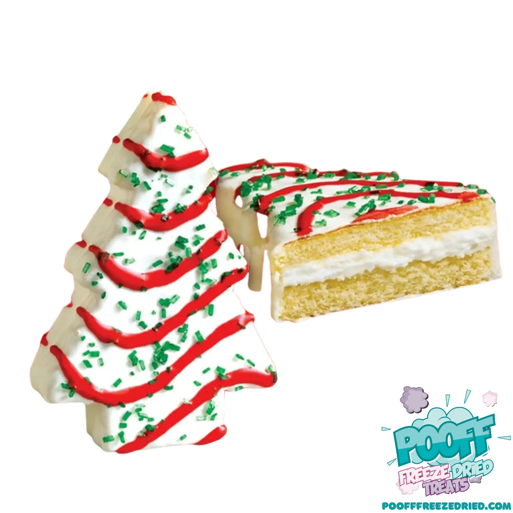 Freeze Dried Christmas Tree Cake