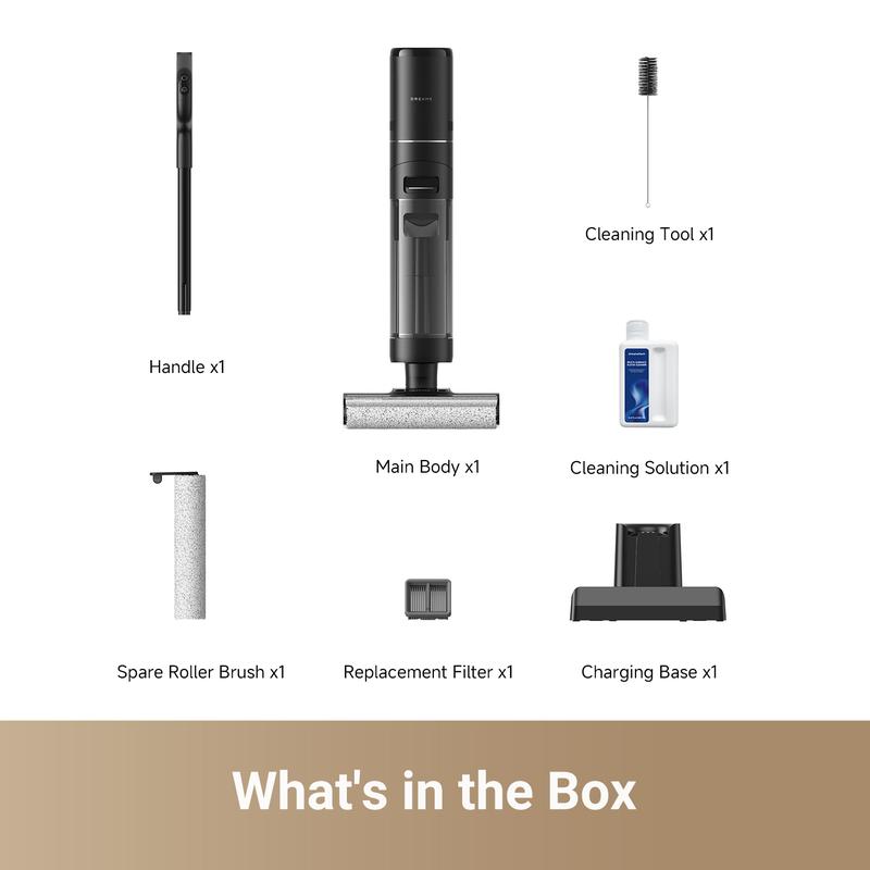 DREAME G10 Pro Vacuum Mop, Wet Dry Vacuum Cleaner, Cordless Vacuum Mop All in One for Hard Floors