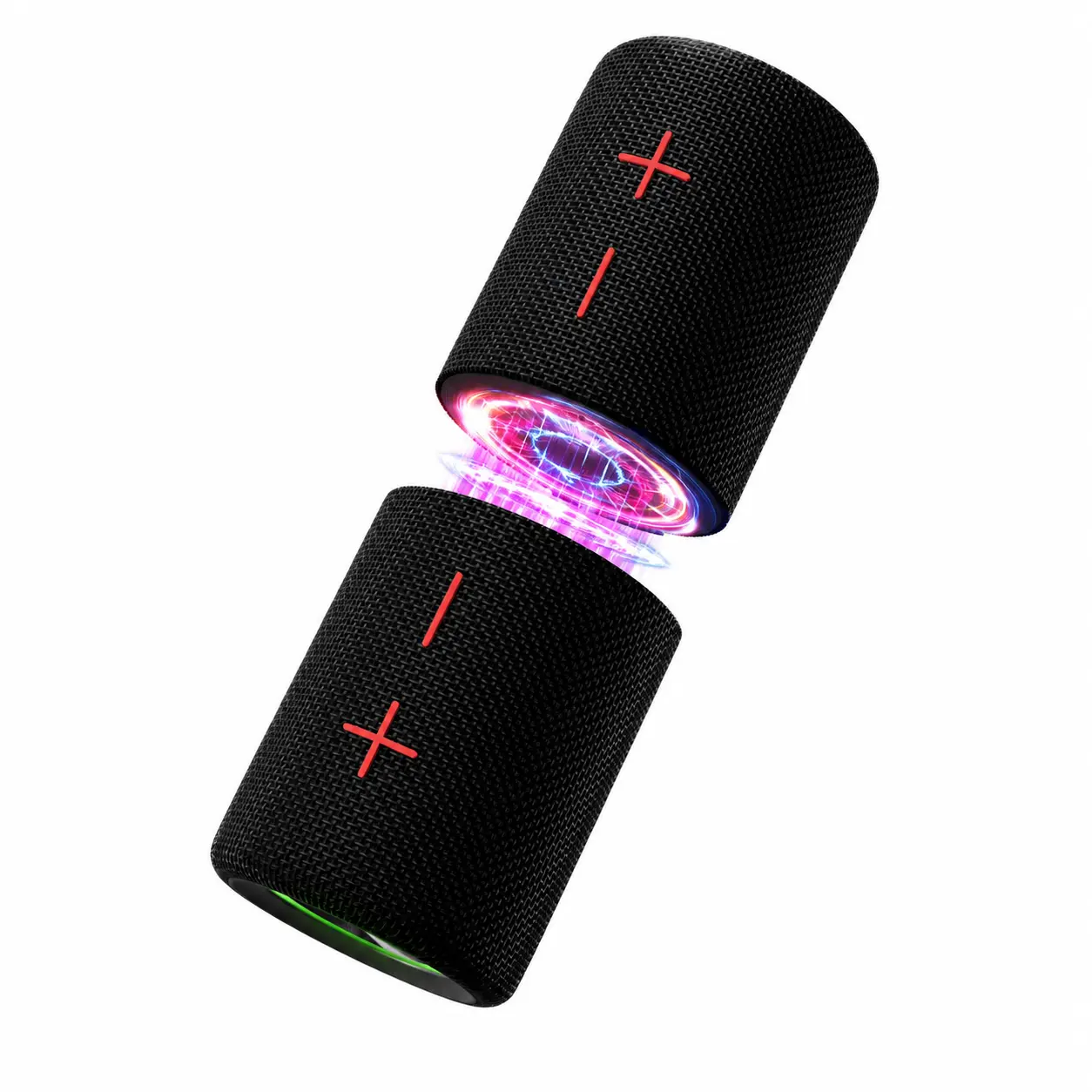 2-in-1 Wireless Speaker Buckle Speaker Bluetooth Speaker FM Radio Aux Input Sports Outdoor Duo Sound System TWS Pairing AUX Moud Gift for Child Lovers subwoofer Father's Day SummerWins,Portable Wireless Splittable Speaker double Waterproof Audio Stereo