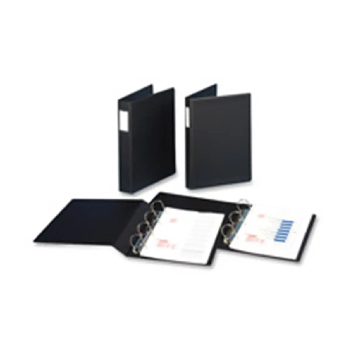 Cardinal Brands Inc CRD14532 D-Slant 3-Ring Legal Binder - 2in. Capacity, 14in.x8.50in. Size, Black Thick 14-Gauge Vinyl Cover, Blindedge Weld, Extra-Long Covers, Xtralife Hinge, Poly Sheet Lifter, Holds Legal-Size Docs, Boosts Durability