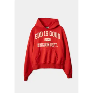 "GOD IS GOOD 2.0" HOODIE (RED)